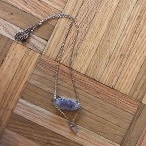 SOLD ❌Druzy geode necklace